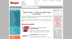 Desktop Screenshot of leitern-troger.at