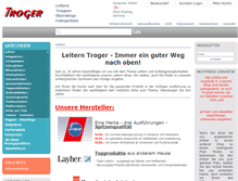 Tablet Screenshot of leitern-troger.at